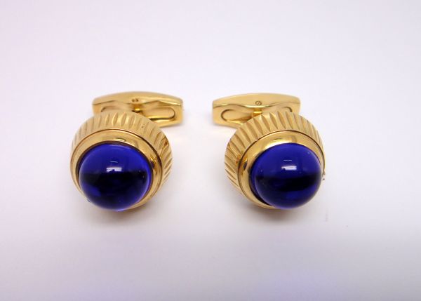 Replica Cartier Cufflinks Replica Blue For Sale - AAA Grade